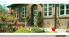 Desktop Screenshot of ferienhof-hartwig.de